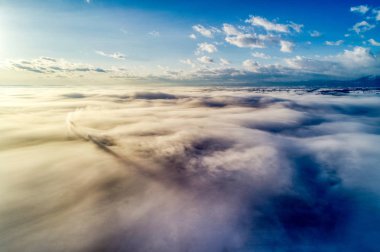 Hokkaido 'da bulut denizi