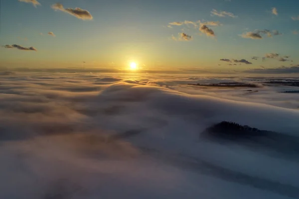 Mar Nubes Hokkaido — Foto de Stock