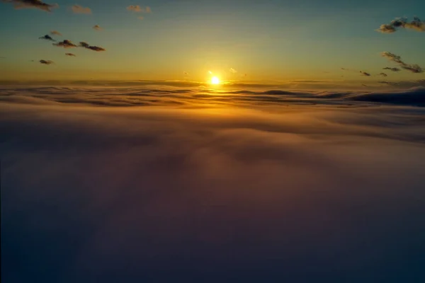 北海道的云海 — 图库照片