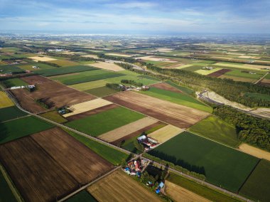 Hokkaido'da kuşbakışı görünümü