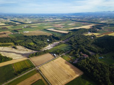 Hokkaido'da kuşbakışı görünümü