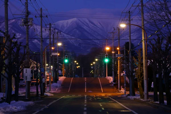 Manhã Cedo Hokkaido — Fotografia de Stock