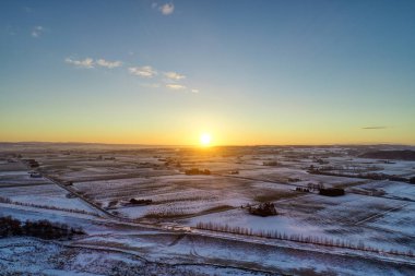 Kış hokkaido manzara
