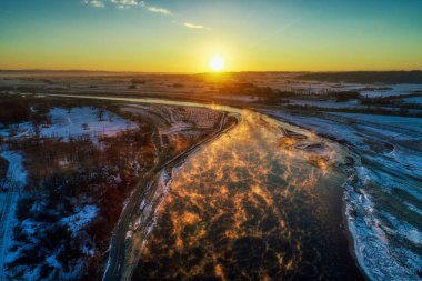 Kış hokkaido manzara