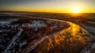 Kış hokkaido manzara