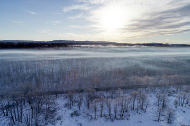 Kış hokkaido manzara