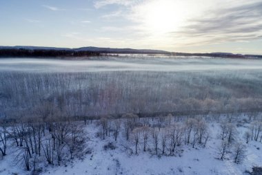 Kış hokkaido manzara