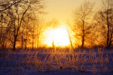 kış sabahı Sunrise