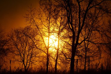 kış sabahı Sunrise