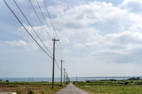 Estrada Ilha Ishigaki — Fotografia de Stock