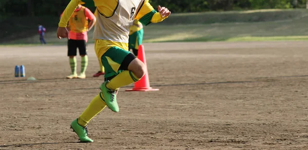Ποδόσφαιρο Ποδοσφαίρου Στην Ιαπωνία — Φωτογραφία Αρχείου
