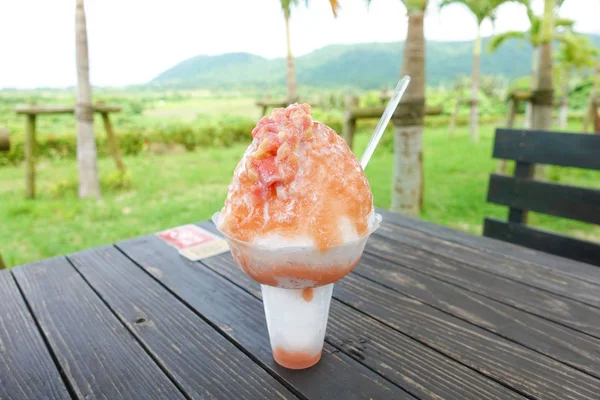 Okinawa Içinde Guava Frappe — Stok fotoğraf
