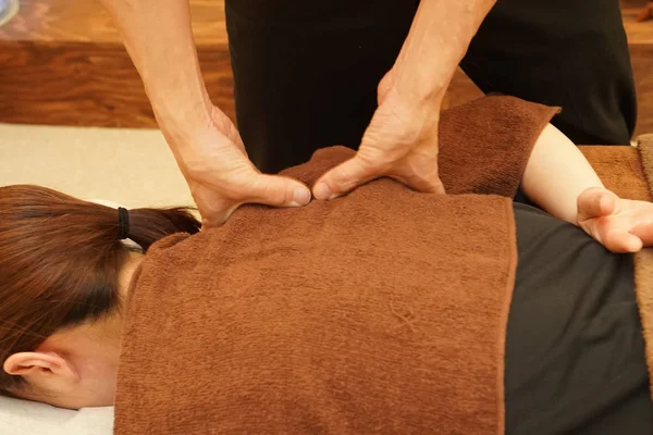 Mãos Para Massagear Japão — Fotografia de Stock