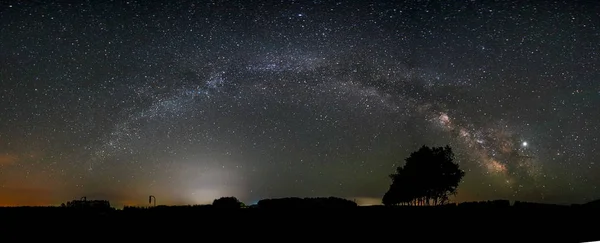 Mléčná Dráha Galaxie Hokkaido — Stock fotografie