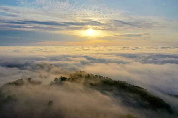 Mar Nubes Hokkaido — Foto de Stock