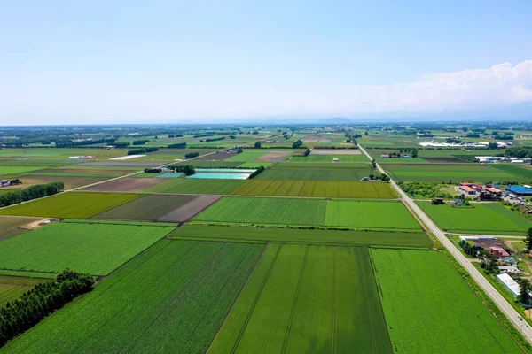 Tokachi,Hokkaido havadan görünümü
