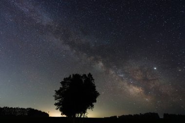 hokkaido içinde samanyt yolu galaksi