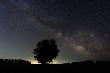 hokkaido içinde samanyt yolu galaksi
