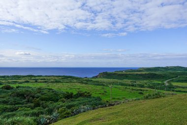 Yonaguni ada manzara