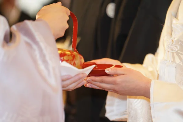 婚礼在神社 — 图库照片