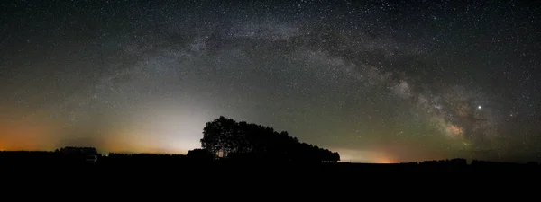 Lattea Galassia Hokkaido — Foto Stock