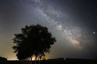 Hokkaido içinde Miky yolu gökada