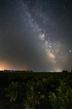Hokkaido içinde Miky yolu gökada