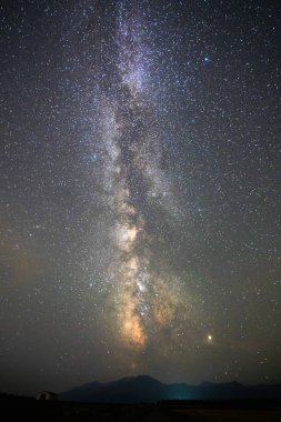 Hokkaido içinde Miky yolu gökada