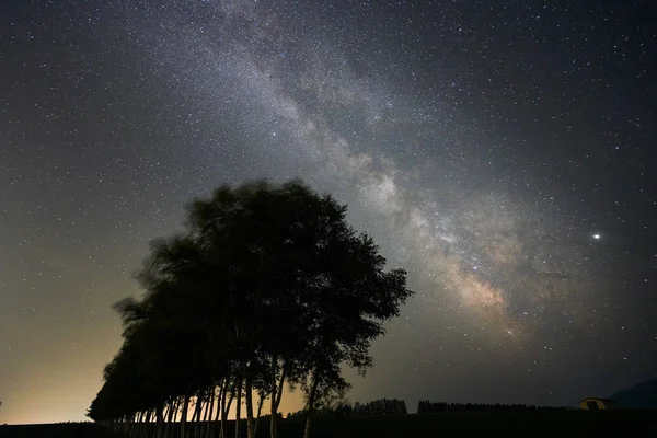 Miky Way Galaxy Hokkaido — Stockfoto