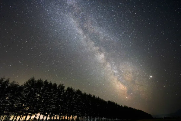 Miky Γαλαξία Τρόπο Στο Χοκκάιντο — Φωτογραφία Αρχείου