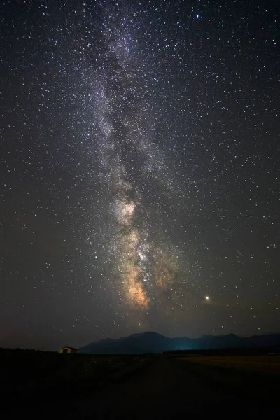 Miky Γαλαξία Τρόπο Στο Χοκκάιντο — Φωτογραφία Αρχείου