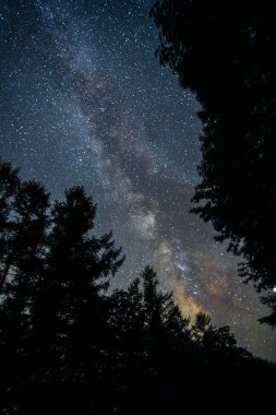 Hokkaido içinde Miky yolu gökada