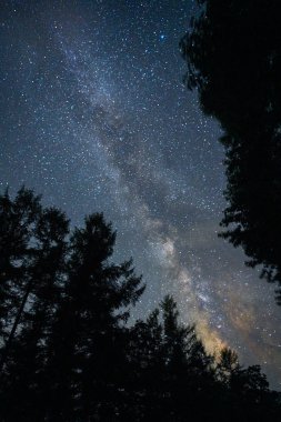 Hokkaido içinde Miky yolu gökada