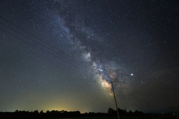 北海道の銀河 — ストック写真