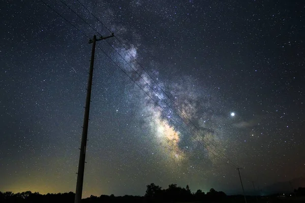 北海道の銀河 — ストック写真