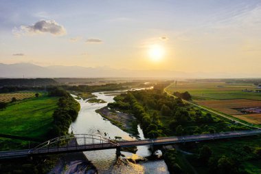 akşam hokkaido peyzaj