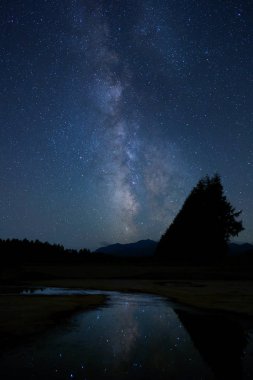Hokkaido 'da Samanyolu Galaksisi