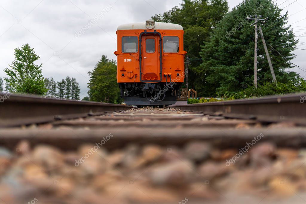 old train in hokkaido