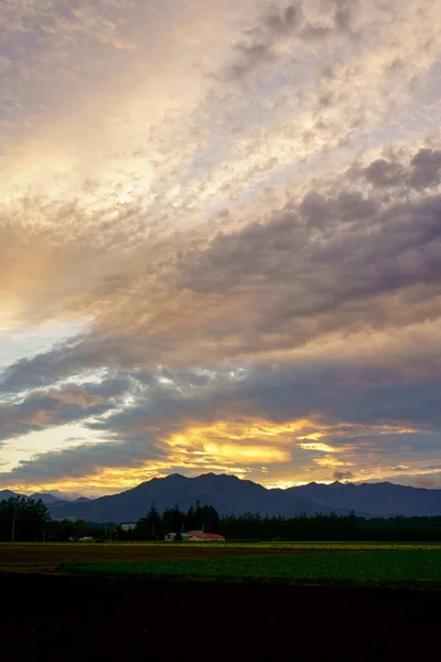 Paisagem Céu Por Sol — Fotografia de Stock