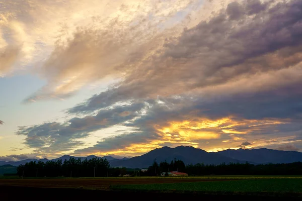 Paisaje Cielo Del Atardecer — Foto de Stock