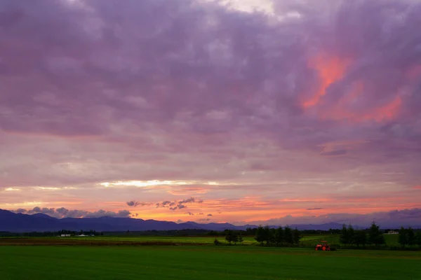 Paisagem Céu Por Sol — Fotografia de Stock