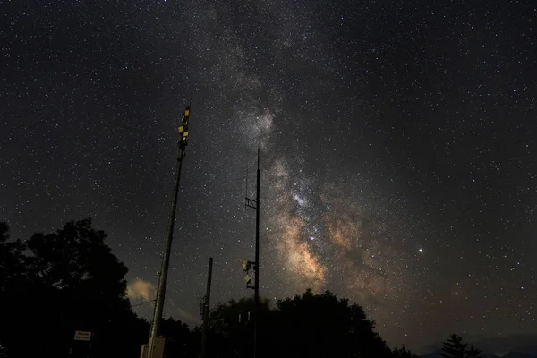 Γαλαξίας Γαλαξία Και Πόλο — Φωτογραφία Αρχείου