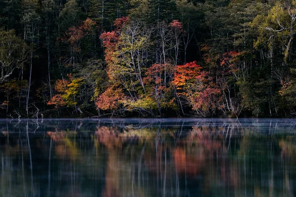 Lago Outono Hokkaido — Fotografia de Stock