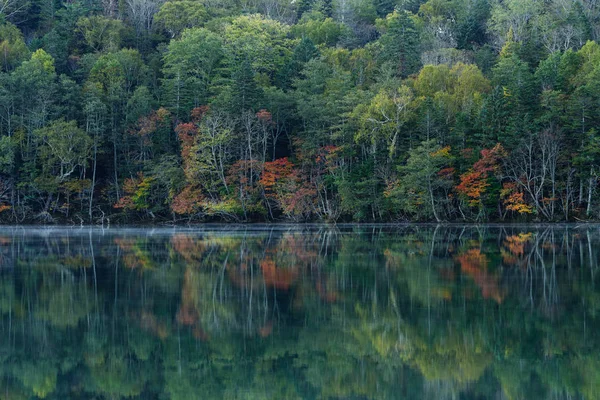 Lago Outono Hokkaido — Fotografia de Stock