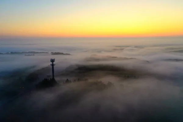 Wolkenmeer Frühen Morgen — Stockfoto