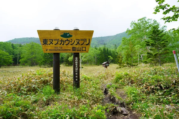 Escalada Montanha Verão Hokkaido — Fotografia de Stock