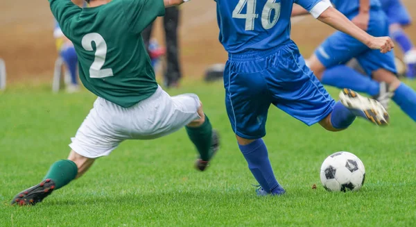 Fußballspiel Hokkaido Japan — Stockfoto