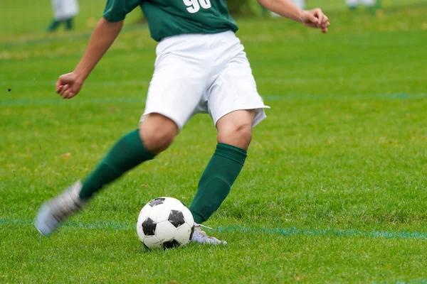 Partido Fútbol Japón Hokkaido — Foto de Stock