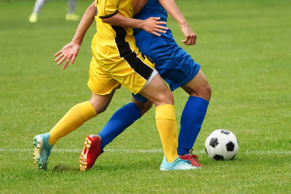 Partido Fútbol Japón Hokkaido — Foto de Stock