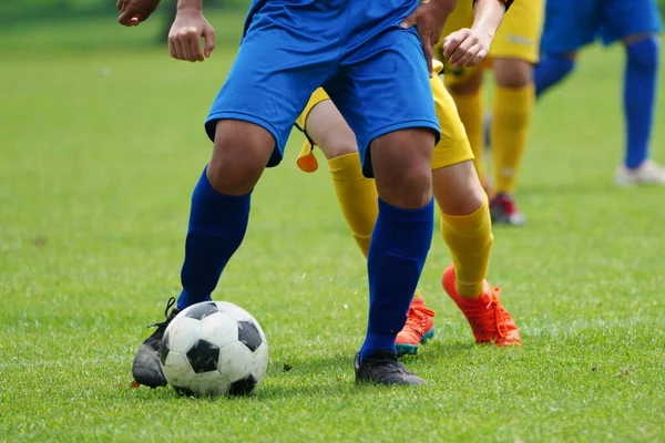 Jogo Futebol Hokkaido Japão — Fotografia de Stock